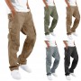Cargo Pants Men Pockets Pants for Men Casual Mens Clothing Summer Fashion Full Length Trousers Streetwear Men Cargo Pants