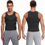 Workout Waist Trainer Thermo Shapewear Mens Corset Body Shaper Tummy Control Slimming Sheath Sports Top Tee Sweat Girdles Belt