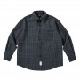 High Quality Thick Woolen Shirt Men Clothing  Streetwear Lapel Long Sleeve Casual Plaid Top  Coats Male