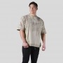 Gym Bodybuilding Breathable 3d Camouflage Printed Short Sleeve Running Loose Oversized Fitness Short Sleeve T Shirt Men's