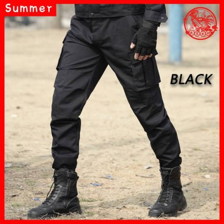 Cargo Pants Army Military Tactical Pants Men Work Pantalones Combat SWAT Tactical Clothes TrouserBlack Multi Pocket overalls