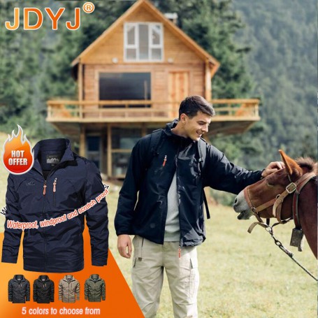 Men Waterproof Jacket Military Shark Skin Soft Shell Outdoor Jacket Fashion Windbreaker Waterproof Coat Men