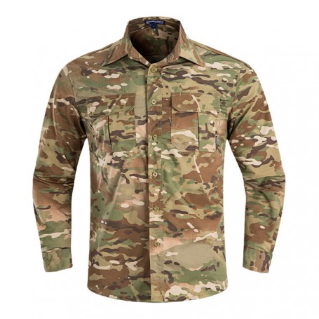 Breathable Military Tactical Shirts Men Outdoor Quick Dry Multi Pocket Stretch Cargo Shirt Training Camping Climbing Tops
