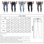 Mens Ripped Skinny Jeans Blue Slim Fit Hole Pencil Pants Casual Biker Trousers Streetwear 2022 High Quality Denim Man Clothing