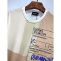 Dsquared2 Men's Cotton 100% Classic Big Letter Logo Simple Casual Fashion Trend Loose DSQ2 Round Neck T-Shirt Friend Gift DT848