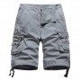 Casual Shorts Solid Color Cotton Tooling Casual Beach Cargo Pants Straight Shorts