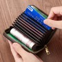 Wallet Multi Functional Card Slot Card Holder Zipper Purse Clutch PU Money Bag Coin Purses Cardholder