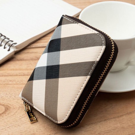 Wallet Multi Functional Card Slot Card Holder Zipper Purse Clutch PU Money Bag Coin Purses Cardholder