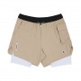 Shorts Men Double Layer Casual Gym Bodybuilding Training Short Pants Male Running Sport Bottoms