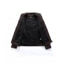Men Motor jacket Inner Fleece PU Coat Leather Jacket Casual  Faux Mens Clothing Streetwear