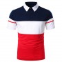 Men Polo Men Shirt Short Sleeve Polo Shirt Contrast Color Polo New Clothing streetwear Casual Fashion Men Tops