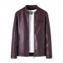 Leather Jackets Men Zipper Trendy Motorcycle Clothes Mens PU Leather Jackets High Quality Plus Business Clothing 192