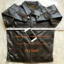 Jacket Men Genuine Horse Leather 85% Wool Lining Horsehide Stylish Jacket