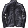 New Men's Genuine Leather Jacket Cowhide Real Cow Leather Coat Plus Size Veste Cuir Homme