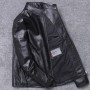 New Men's Genuine Leather Jacket Cowhide Real Cow Leather Coat Plus Size Veste Cuir Homme
