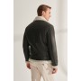 Men's Biker Fur Leather Jacket Genuine Sheepskin Coat High Quality Soft Parka Winter Outfits Made In Turkey New Year Fashion