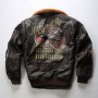 Super Fast Shipping Air Force G1 Pilot Jacket Men Warm Real Removable Fur Collar Genuine Cow Leather Coat vintage Bomber Jacket