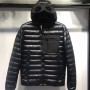 Autumn and winter high quality men's jacket hooded white duck down padded down jacket functional casual jacket