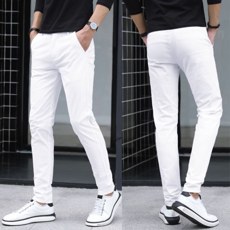 Pants Slim Fit Long Trouser Men