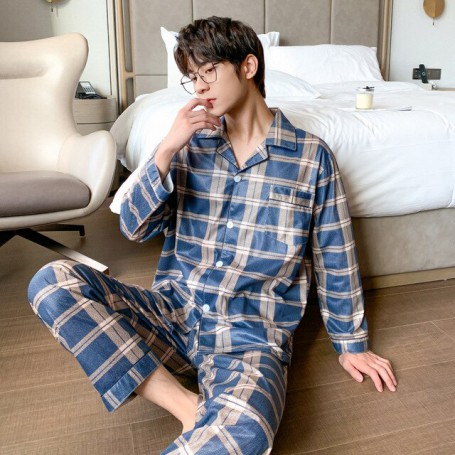 Pajama set Long-sleeves Men