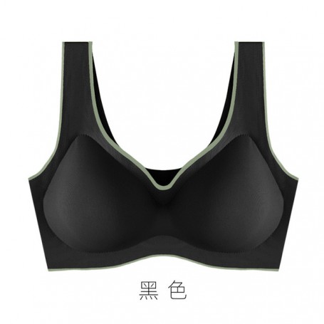 Latex Seamless Bra Push Up Bralette Underwear Bras For Women Cooling Gathers Shock-proof Female Intimate Sports Comfortable Bra
