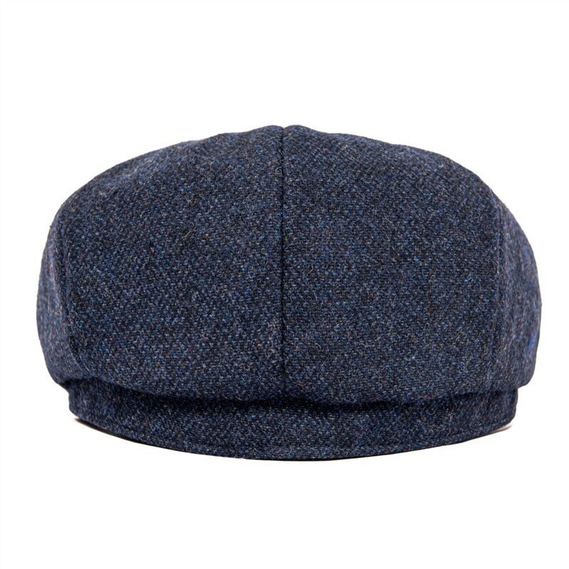 BOTVELA Men's 8 Piece Wool Blend Newsboy Flat Cap Gatsby Retro Hat ...