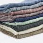Japanese Harajuku Style Men's Scarves Unisex Cotton Maxi Travel Sunscreen Soft Fringe Long Neck Wraps Shawl Foulard 190X85cm