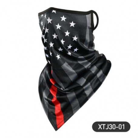 Triangle Bandana Face Scarves Neck Buff Tube Scarf Ice Silk Neck Gaiter Cover Smooth Breathable Headband Men Women