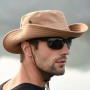 Men Bucket Hats Outdoor Sun Hat Women Summer Hiking Hat Big Brim Breathable Hat Anti UV Sunscreen Male Fisherman Hat Cap Black