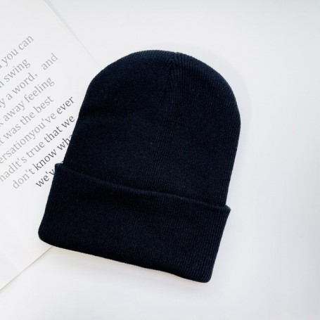 0-3 Years Old Baby Winter Knitted Hat Warm Beani Hat Autumn Crochet Boys and Girls Cap Kids Solid Color Beanies Hats for Child