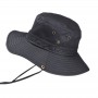 New Bucket Hat Men Anti-UV Sun Hats Outdoor Fishing Hiking Cap Fashion Quick Drying Caps Women's Summer Folding Cowboy Hat Male