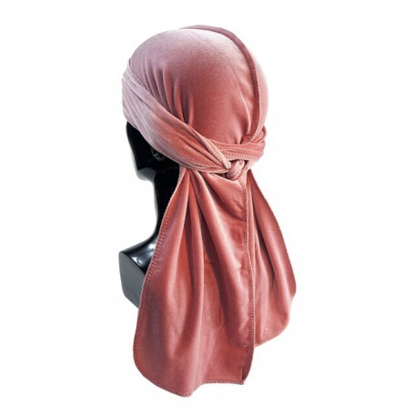 Velvet Durag Winter Warm Scarf Head Wrap Cap Hip hop Headband
