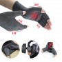1Pair Arthritis Gloves Premium Arthritic Joint Pain Relief Hand Gloves Therapy Open Fingers Gloves Winter Warm for Man and Women