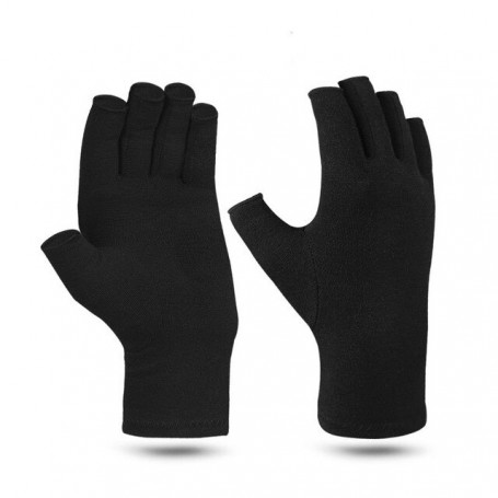 1Pair Arthritis Gloves Premium Arthritic Joint Pain Relief Hand Gloves Therapy Open Fingers Gloves Winter Warm for Man and Women