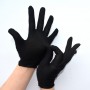 6/4/2/1Pairs Black Inspection 100% Cotton Work Gloves Ceremonial Gloves Male Female Serving Waiters Drivers Jewelry Gloves