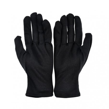 6/4/2/1Pairs Black Inspection 100% Cotton Work Gloves Ceremonial Gloves Male Female Serving Waiters Drivers Jewelry Gloves