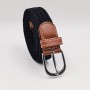 2.5cmX100cm Unisex Thin Belt Women Casual Knitted Pin Buckle Men Belt Woven Canvas Elastic Expandable Braided Stretch Belts