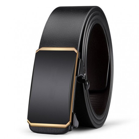 Belt High Quality PU Leather Inner Wear Toothless Automatic Buckle Fashionable Business Jeans Belts for Men