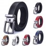 New Style Fashion Children Leather Belts Design Alloy Pin Buckle Boys Girls Kid Casual Waistband Jeans  Adjustable Men's Belt