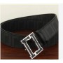 Genuine Leather Belt Men Width 4.0cm Fashion Designer Belts Mens Black Buckle Letter Waistband Cintura Ceintures Belt For Women