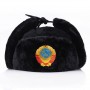 Fashion wild winter warm hat Soviet badge Lei Feng hat windproof waterproof men and women outdoor hat thick earmuffs warm hats