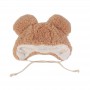 Kawaii big-eared bear hat lamb wool sweet plush ear hat suitable for sending friends and family birthday dresses for cold