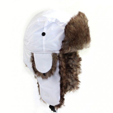 Hat Keep Warm Unisex Winter Trapper Aviator Trooper Earflap 2022 Russian Ski Hat Fur Bomber Faux Fur Fashionable Hats