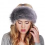 Women Ski Headband Hat Fluffy Winter Warm Ear Flap Faux Fur Cap Fluffy  Warm Flap Cap Ear Headband Russian Style