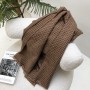 Winter trend dual-use scarf female Korean version wild warmth small plaid imitation cashmere soft big shawl wide scarf