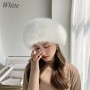 Winter Warm Dome Women's Hat Fur Fox Hat Headband Thick Ear Protection With Tail Caps Russian Women's Winter Hat