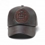 XEONGKVI Autumn Winter PU Leather cap Brand Snapback Embroidery Letters Hip-hop Hats For Women And Men Casquette