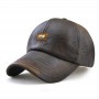Spring Summer Brand Leather Baseball Cap European Fashion Adult Hats For Men 3 Colors 8641