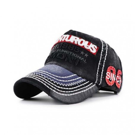 Embroidery Letters Baseball Caps Europe America Spring Autumn Brand Snapback Cotton Hats For Women men