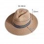 Straw Hat Beach Caps Casual Panama Shade Breathable Vintage Cowboy Jazz Hat Weave Summer Women Man Cap Wholesale